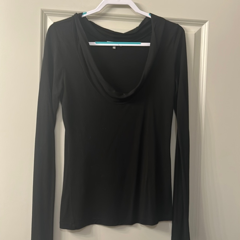 James Perse Black long sleeve shirt